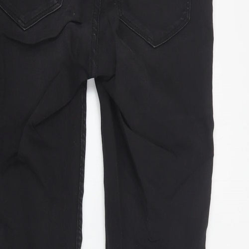 New Look Womens Black  Cotton Skinny Jeans Size 8 L28 in Regular Zip