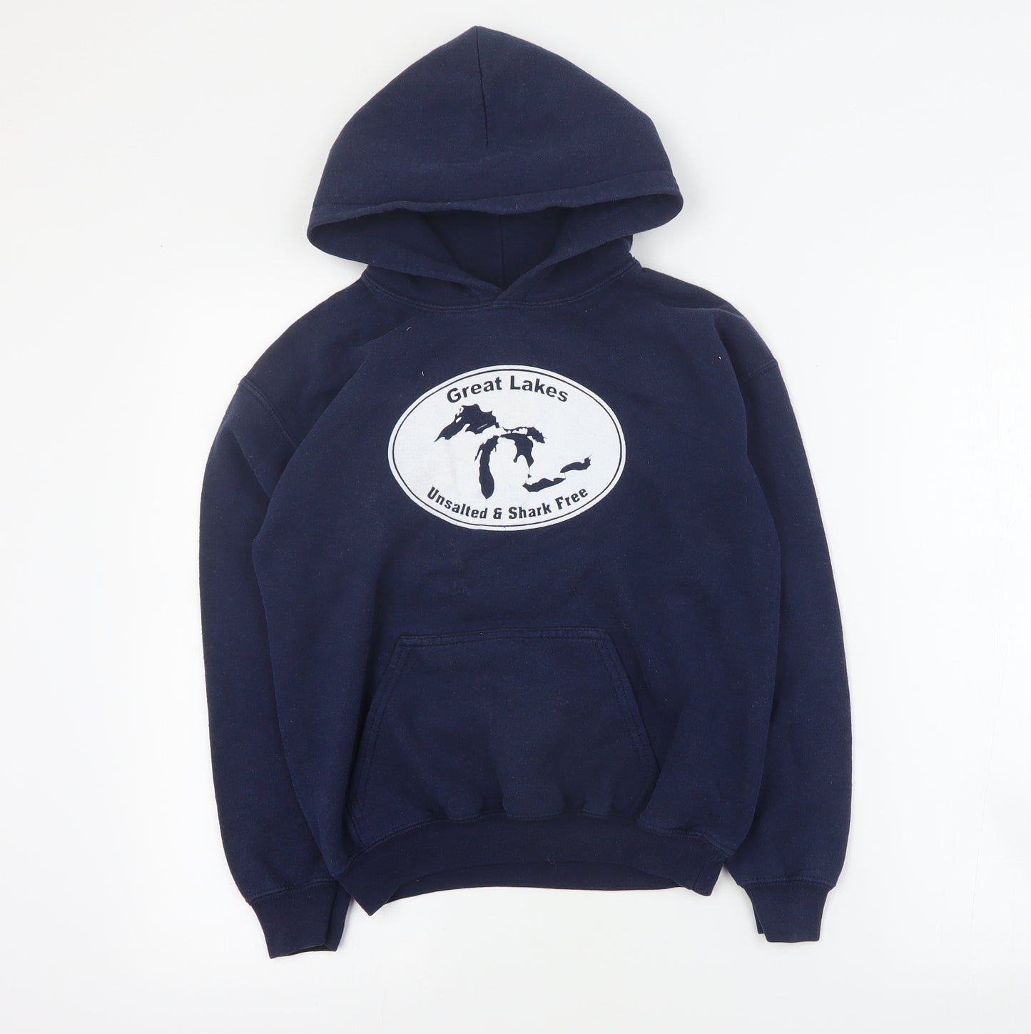 MV Sport Boys Blue  Cotton Pullover Hoodie Size M  Pullover - Great Lakes