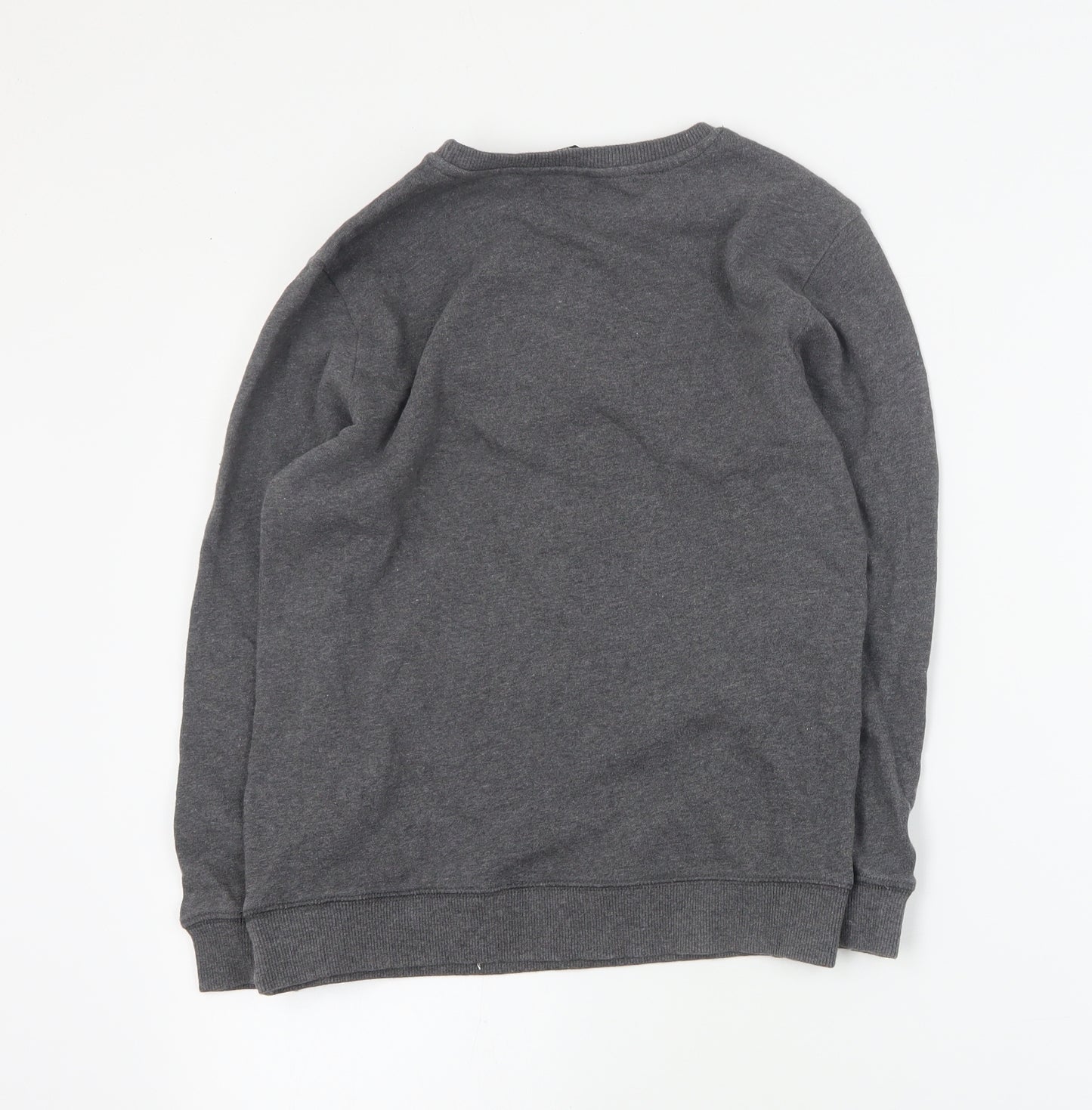 George Boys Grey  Cotton Pullover Sweatshirt Size 9-10 Years  Pullover - Christmas