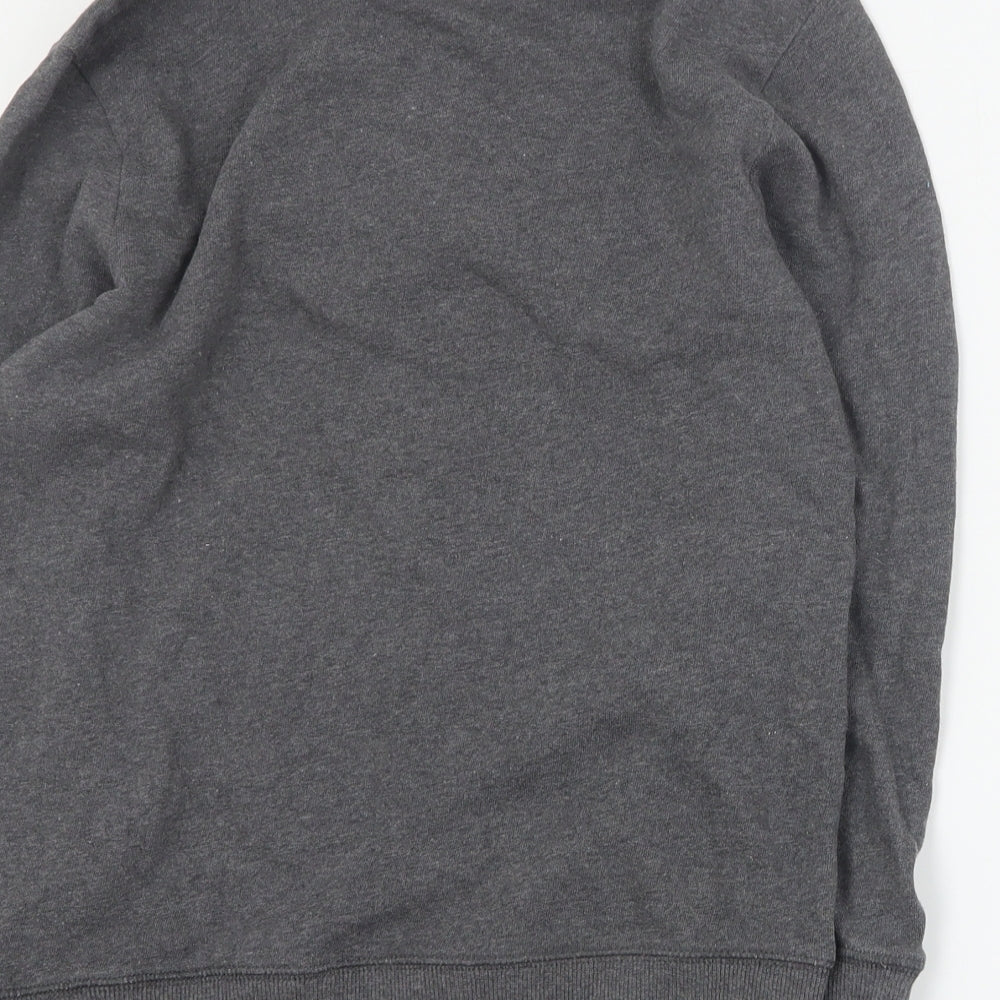 George Boys Grey  Cotton Pullover Sweatshirt Size 9-10 Years  Pullover - Christmas