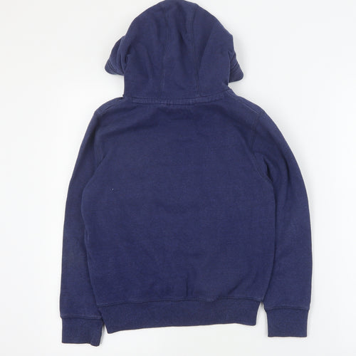 NEXT Girls Blue  Cotton Pullover Hoodie Size 8 Years  Pullover - Slogan