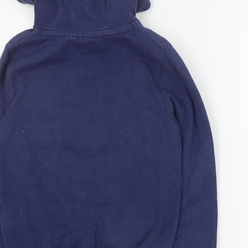 NEXT Girls Blue  Cotton Pullover Hoodie Size 8 Years  Pullover - Slogan