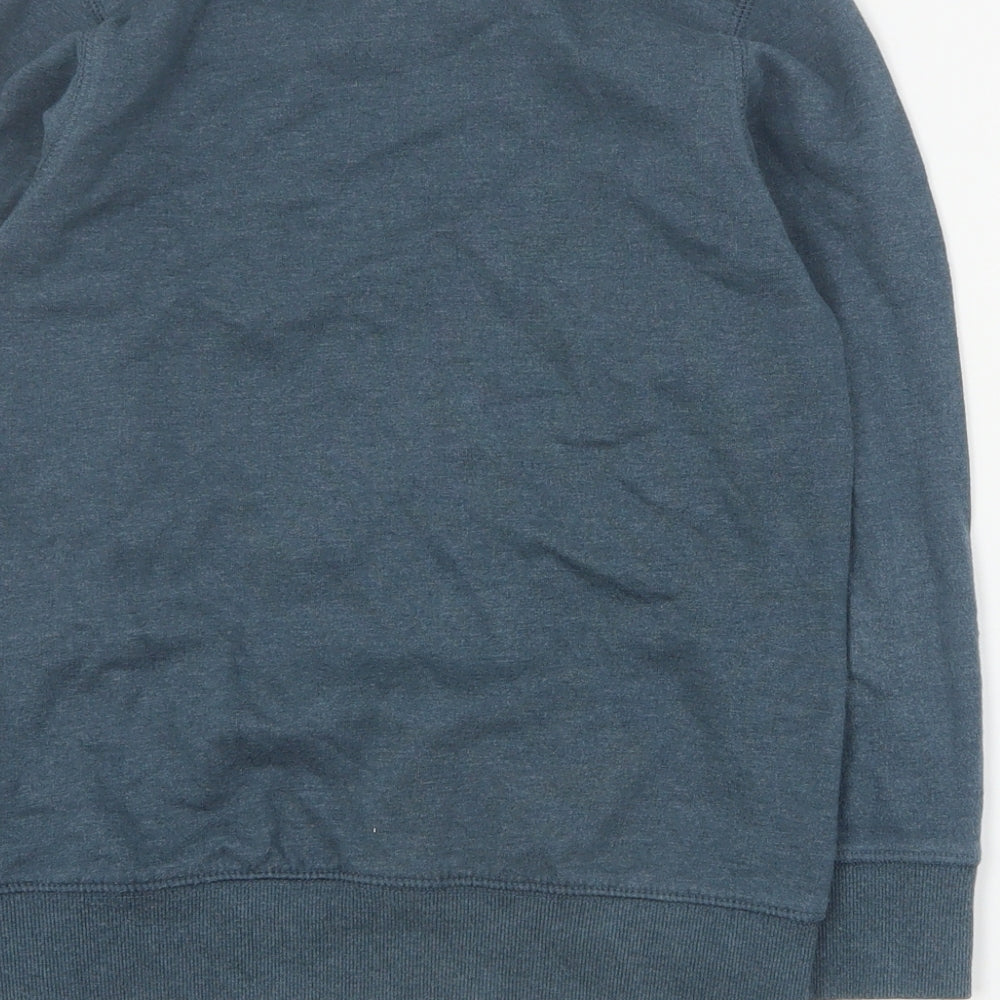 George Boys Blue  Cotton Pullover Sweatshirt Size 7-8 Years  Pullover