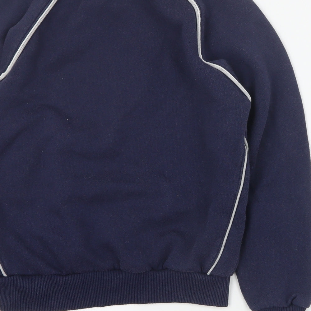 Umbro Boys Blue  Polyester Pullover Sweatshirt Size 11 Years  Pullover