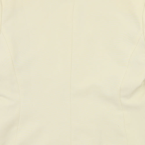 AMARANTO Womens Beige   Jacket Blazer Size 12  Button
