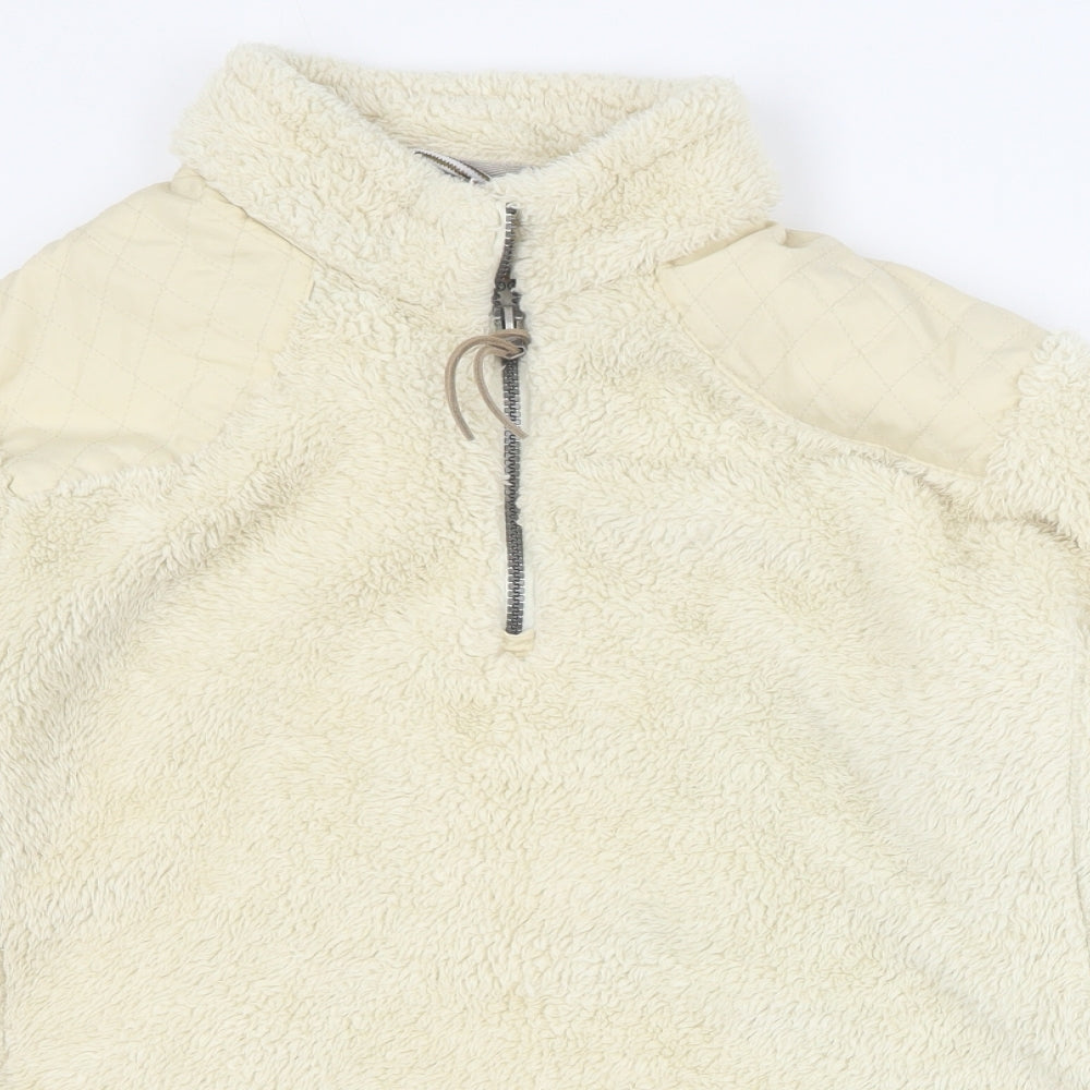 Regatta Womens Beige  Polyester Pullover Sweatshirt Size 18  Zip