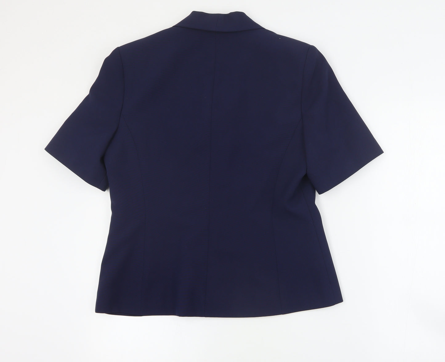 AMARANTO Womens Blue   Jacket Blazer Size 12  Button