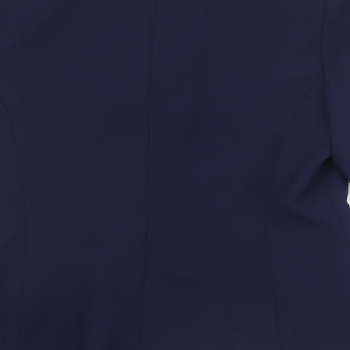 AMARANTO Womens Blue   Jacket Blazer Size 12  Button