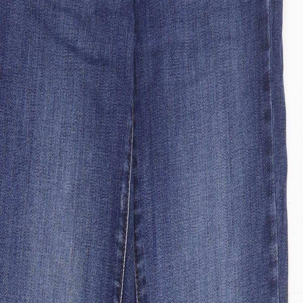 Gap Womens Blue  Cotton Bootcut Jeans Size 26 in L32 in Regular Zip