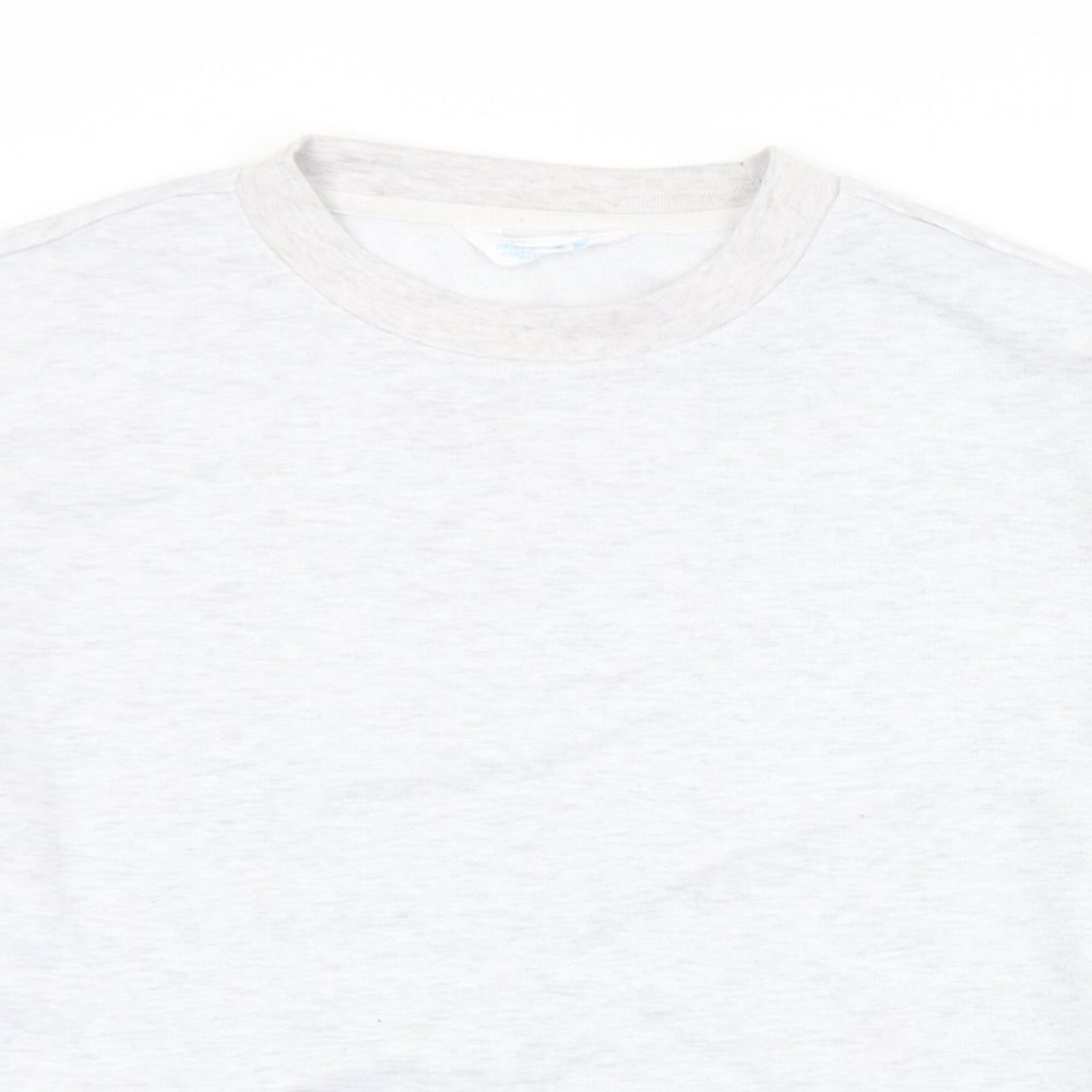 Primark Womens Grey  Polyester Pullover Sweatshirt Size 12   - 12/14