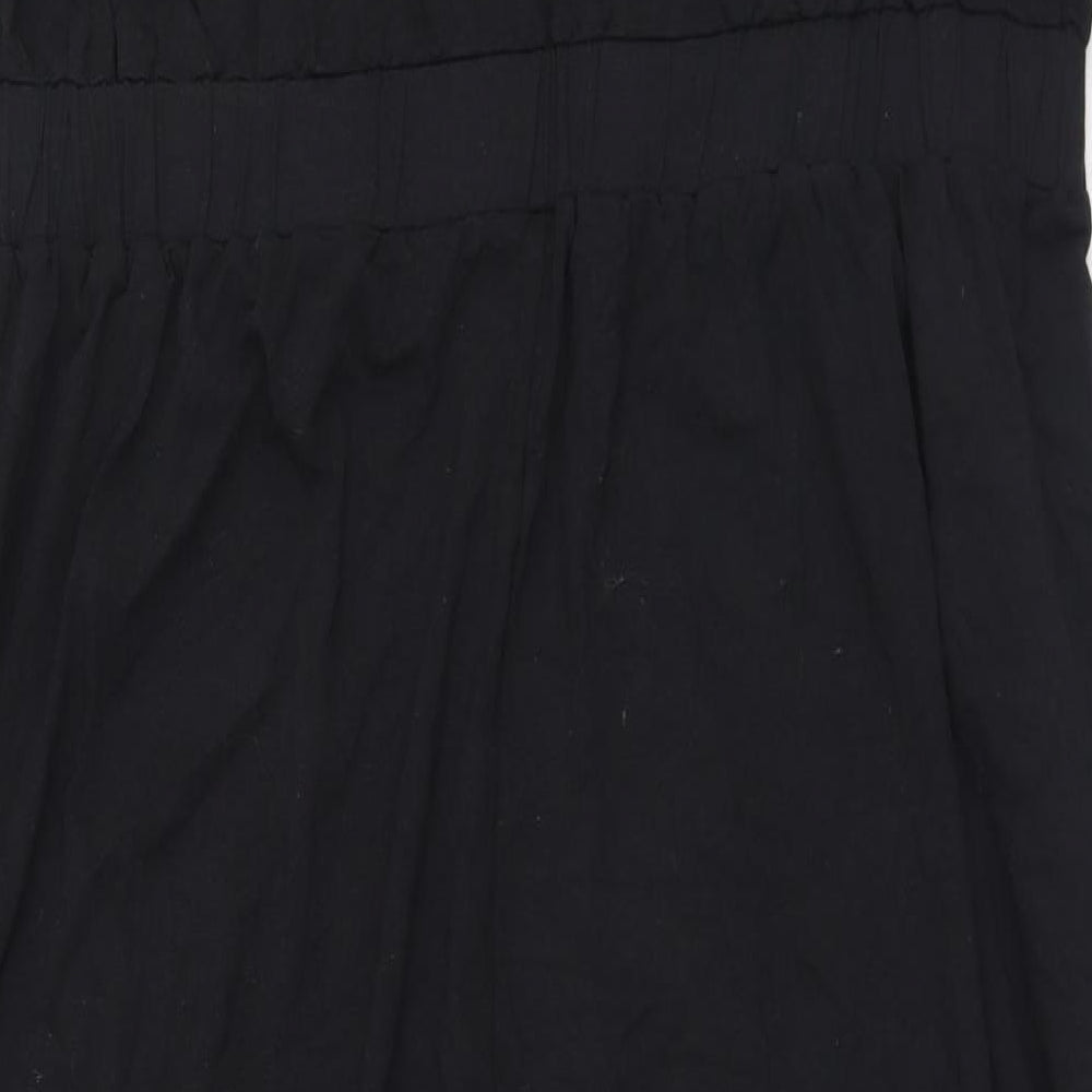 Seasalt Womens Black  Bamboo Jumpsuit One-Piece Size 26  Button - 26/28