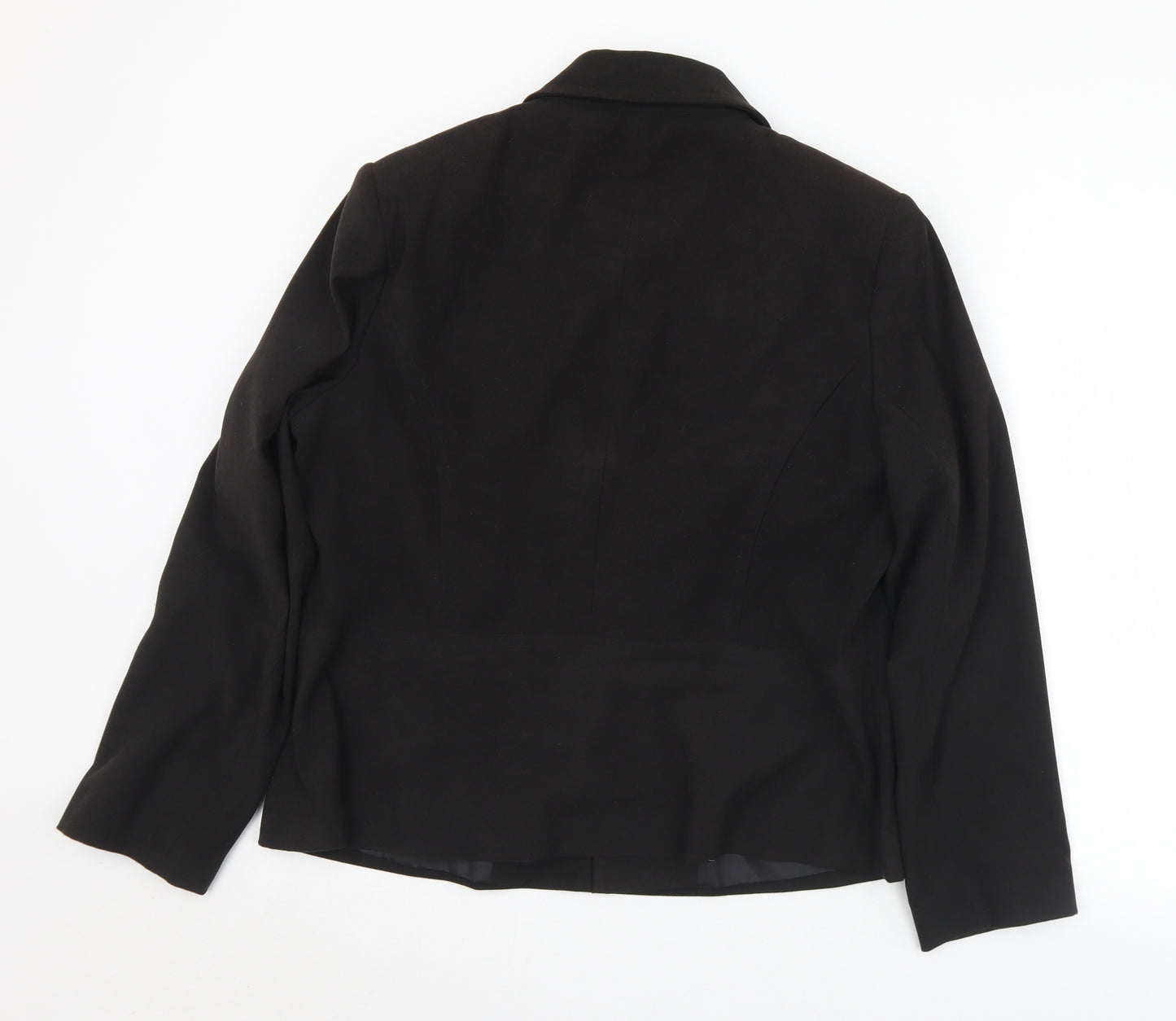 BHS Womens Black   Jacket  Size 18  Button