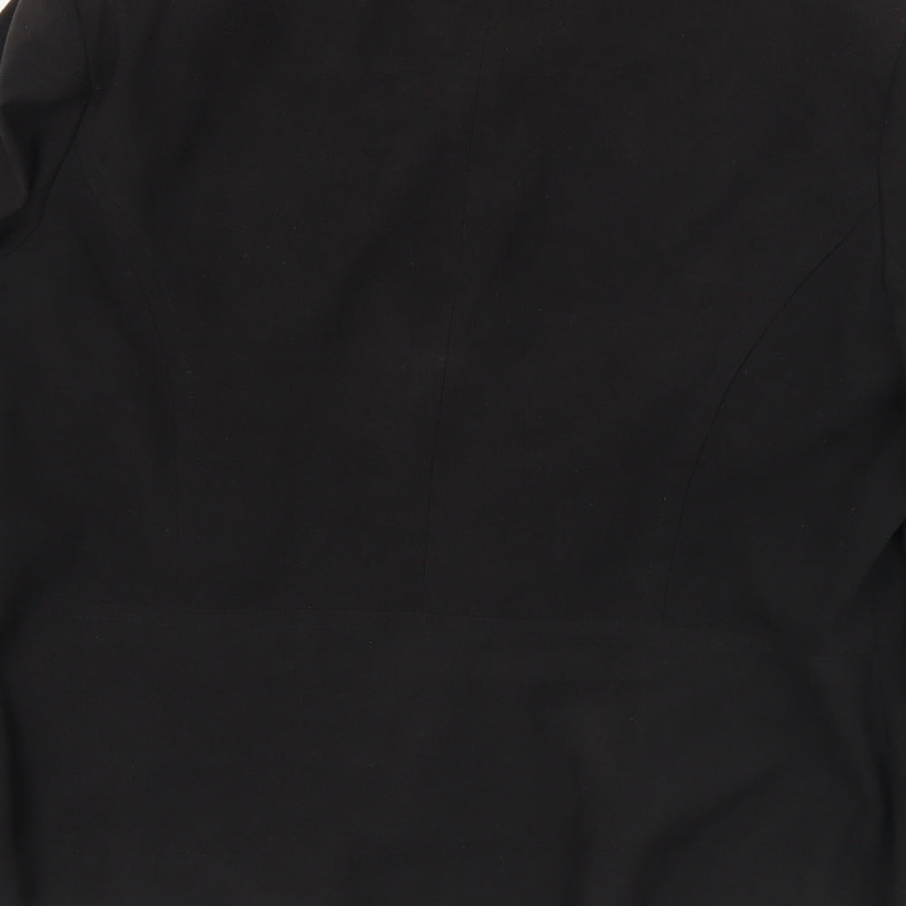 BHS Womens Black   Jacket  Size 18  Button