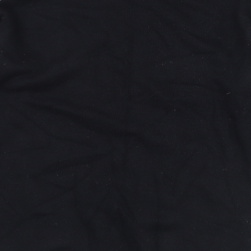 Savoir Womens Black Boat Neck Striped Viscose Pullover Jumper Size 16