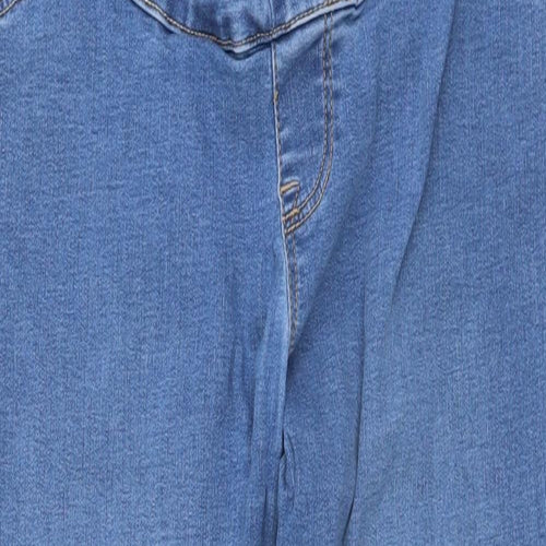 New Look Womens Blue  Cotton Jegging Jeans Size 14 L26 in Regular  - Maternity