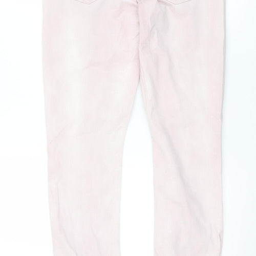 Gap Womens Pink  Cotton Skinny Jeans Size 8 L33 in Regular Zip
