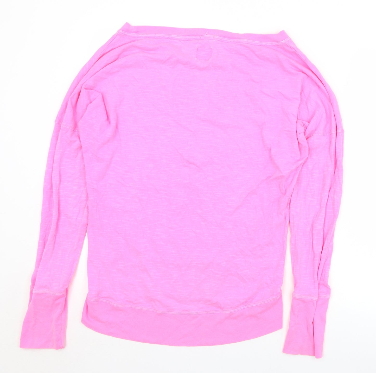 Spuerdry Womens Pink  Cotton Pullover Sweatshirt Size S   - Superdry