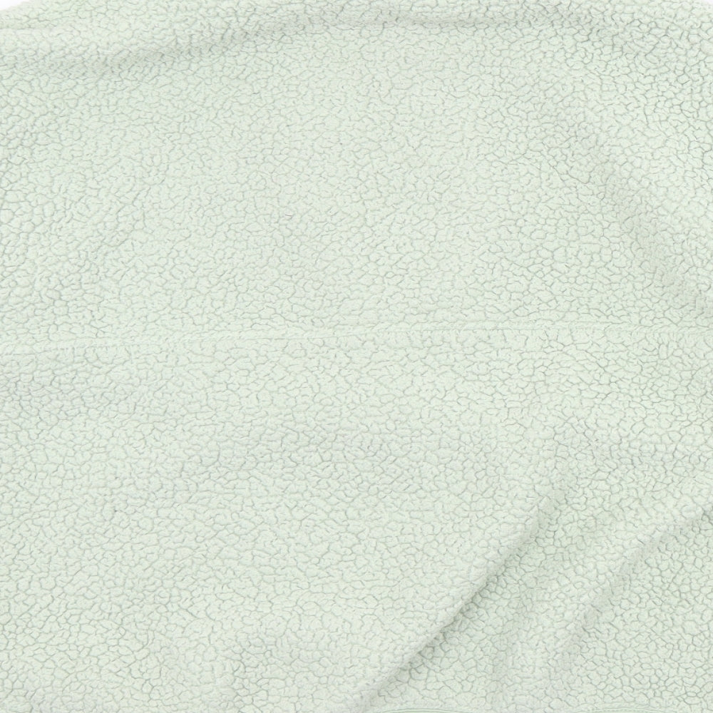 TU Womens Green Collared  Polyester Pullover Jumper Size 12