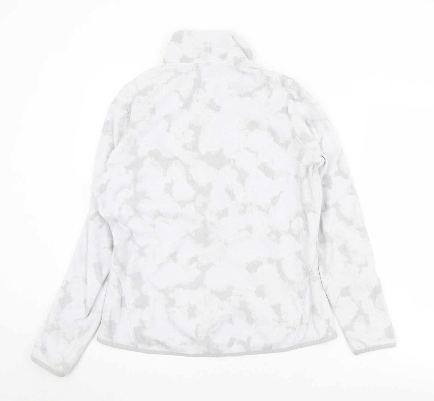 Marks and Spencer Womens Grey Camouflage  Jacket  Size 12  Zip