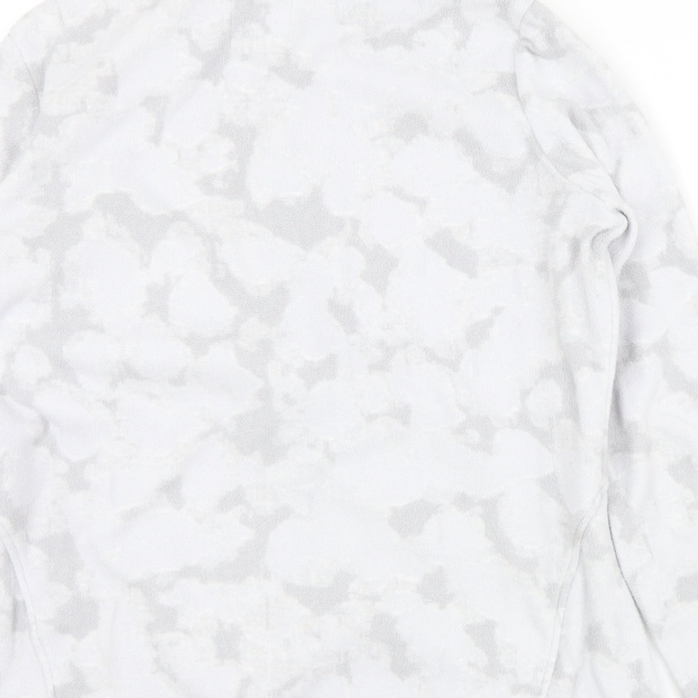 Marks and Spencer Womens Grey Camouflage  Jacket  Size 12  Zip