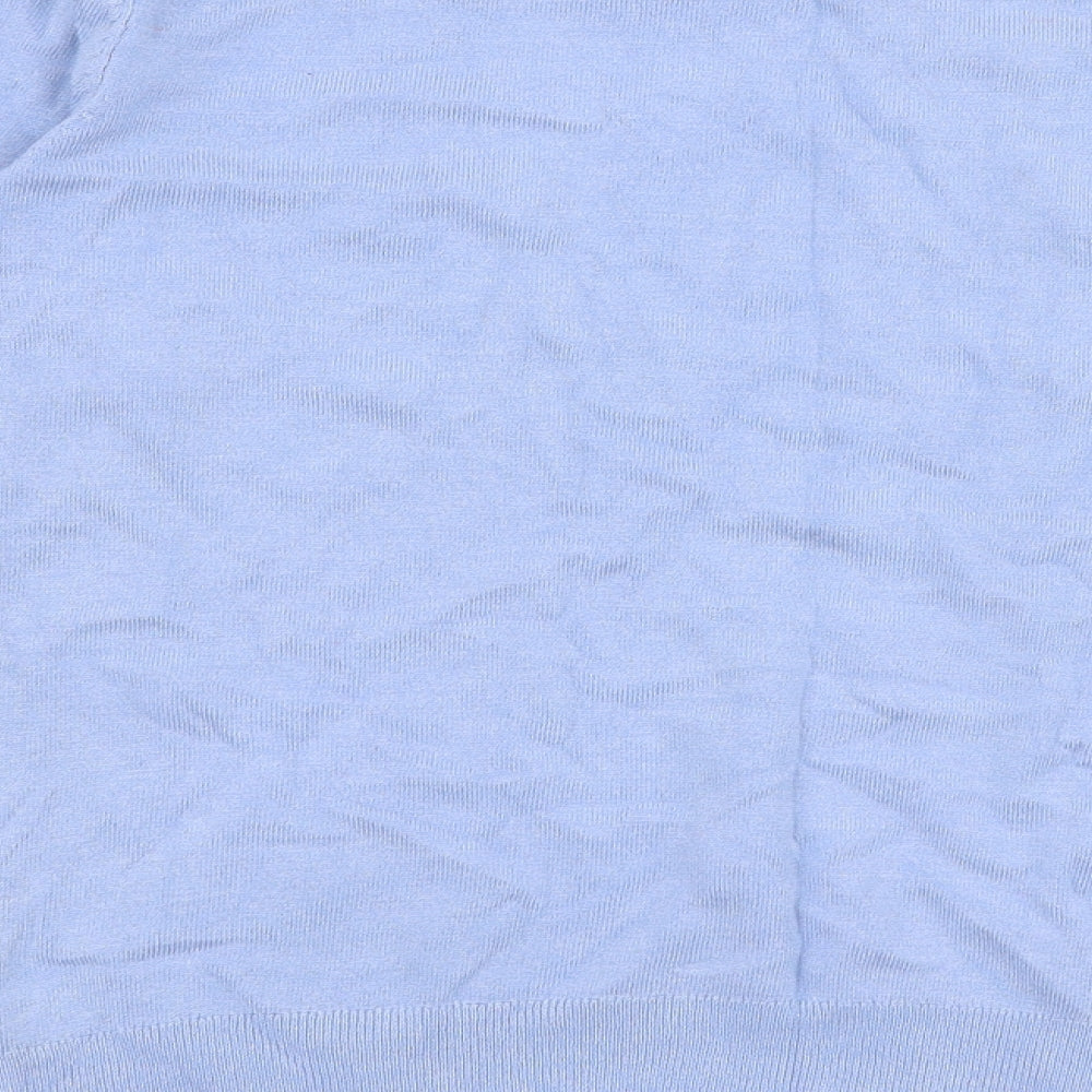 George Womens Purple Round Neck  Viscose Pullover Jumper Size 10