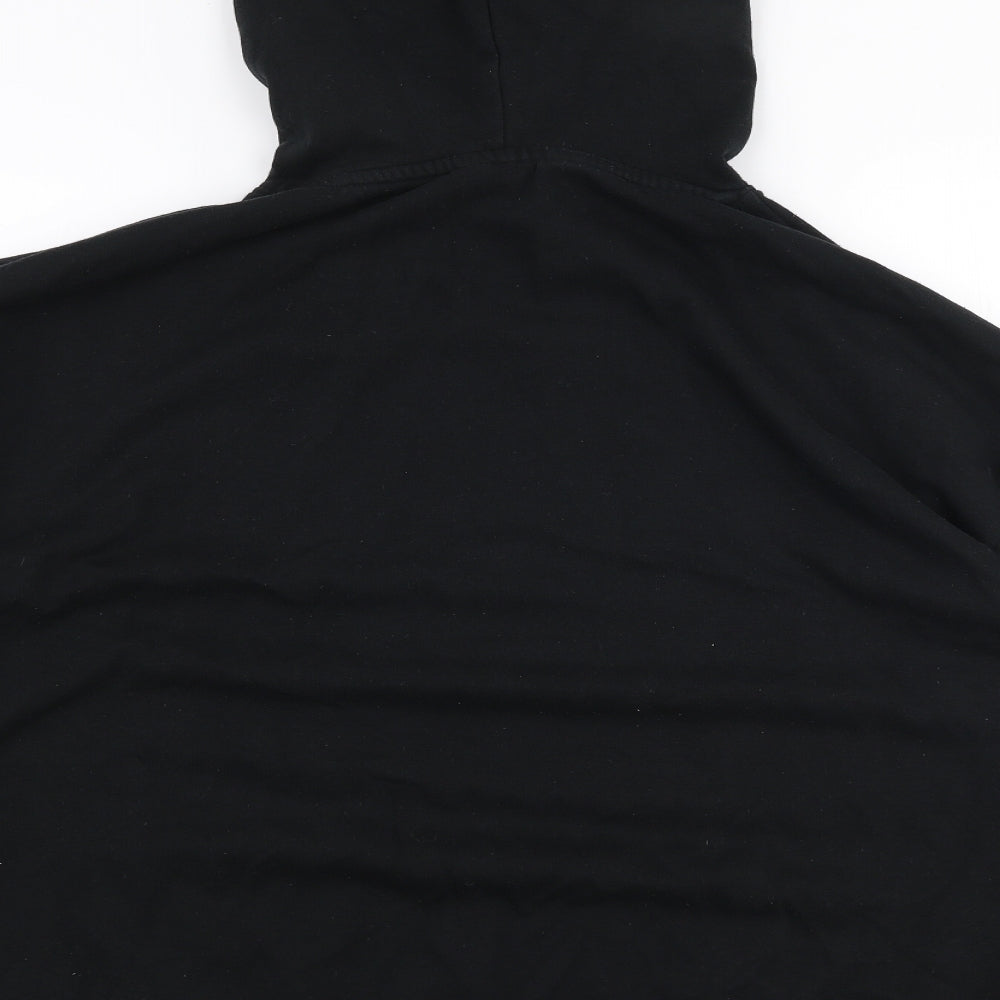 F&F Womens Black  Cotton Pullover Hoodie Size 16  Pullover