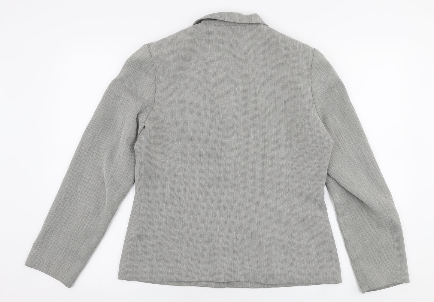 NEXT Womens Grey   Jacket Blazer Size 12  Button