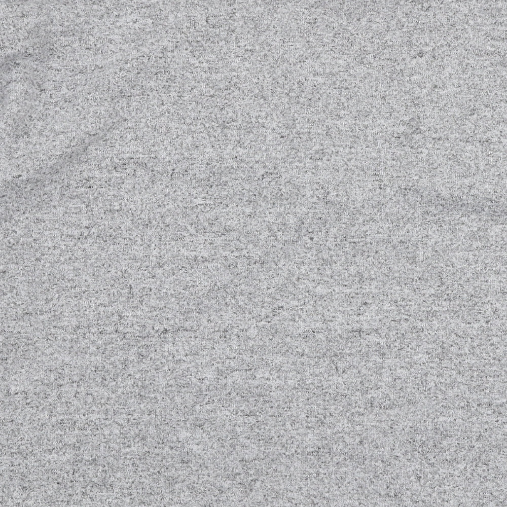 George Womens Grey V-Neck  Polyester Cardigan Jumper Size M