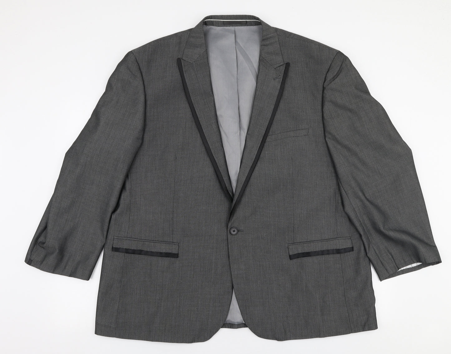 Jacamo Mens Grey  Polyester Jacket Suit Jacket Size 48