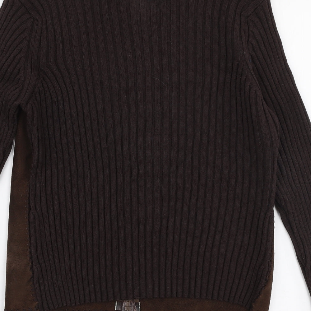 George Womens Brown   Jacket  Size 14  Zip