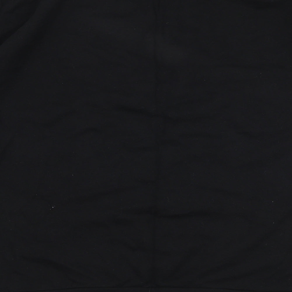 Dorothy Perkins Womens Black  100% Cotton Pullover Sweatshirt Size 16  Pullover