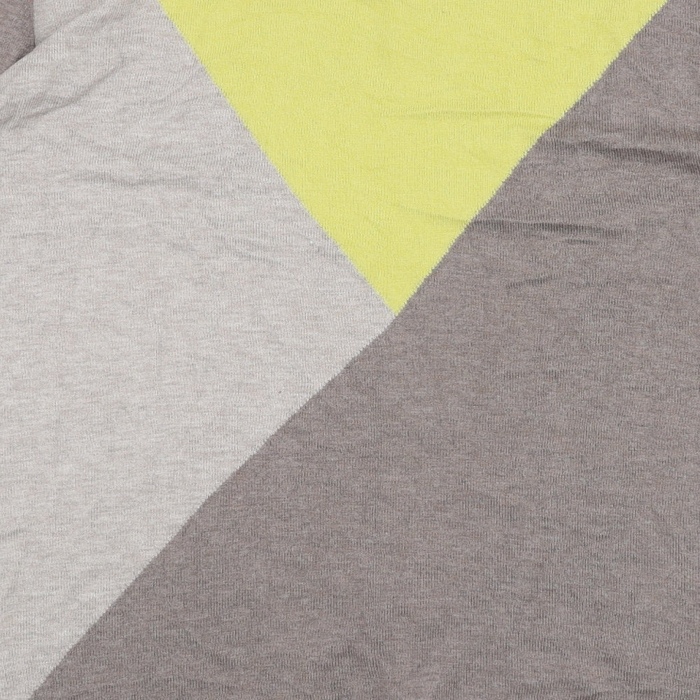 David Emanuel Womens Multicoloured Boat Neck  Viscose Pullover Jumper Size XL