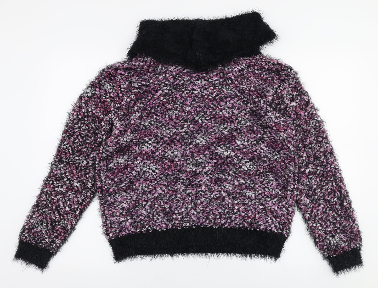 Klass Womens Multicoloured Roll Neck  Polyester Pullover Jumper Size 2XL