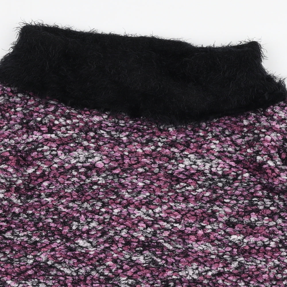 Klass Womens Multicoloured Roll Neck  Polyester Pullover Jumper Size 2XL