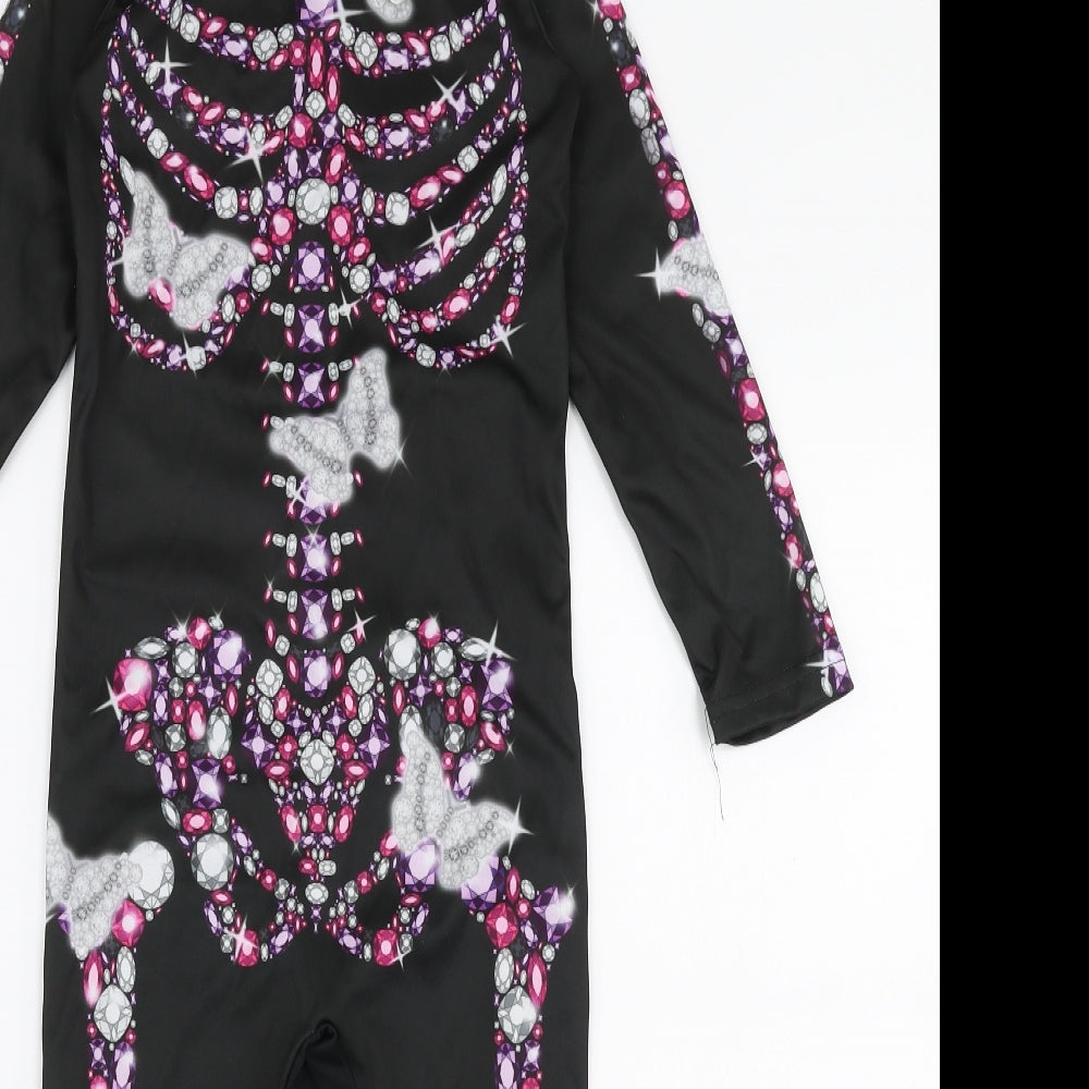 George Girls Multicoloured  Polyester Top One Piece Size 7-8 Years  Pullover - Halloween