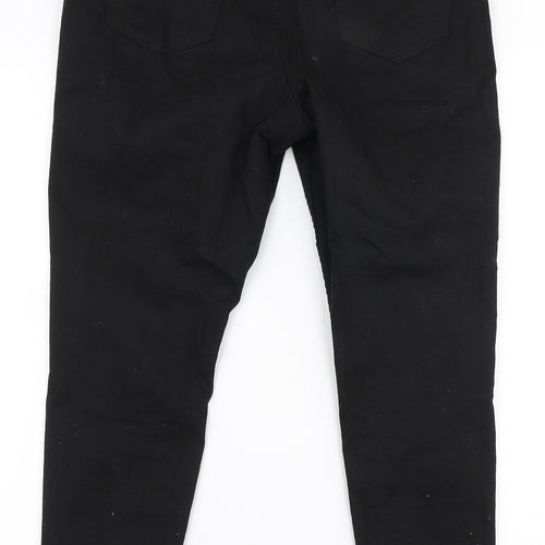 New Look Womens Black  Cotton Jegging Jeans Size 12 L30 in Slim