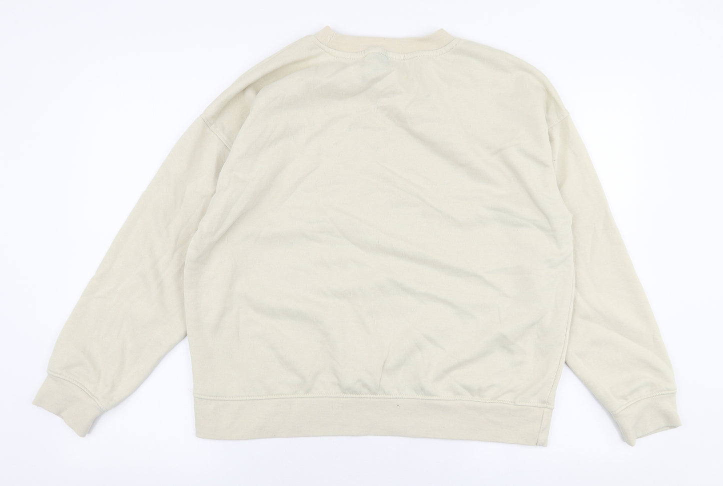 Primark Womens Ivory  Polyester Pullover Sweatshirt Size M  Pullover