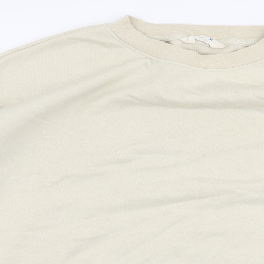 Primark Womens Ivory  Polyester Pullover Sweatshirt Size M  Pullover