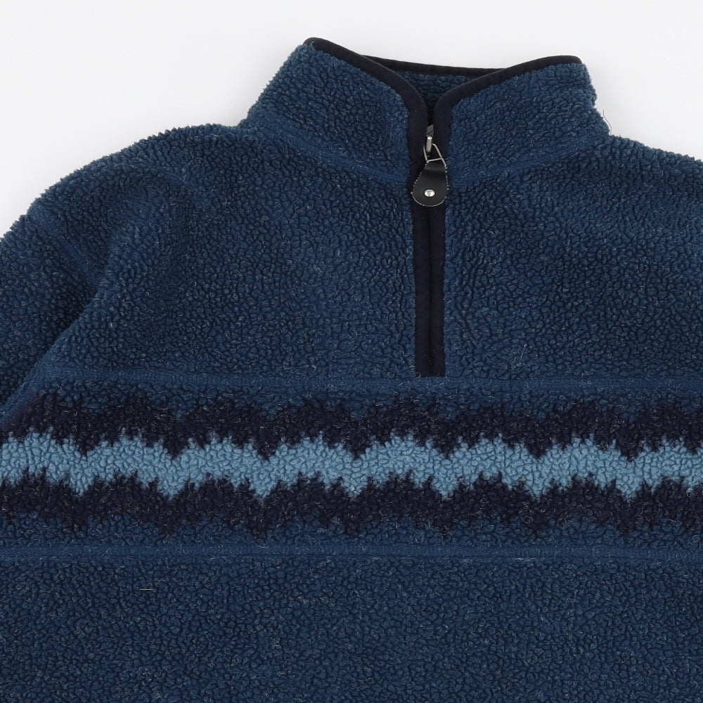 Debenhams Womens Blue  Polyester Pullover Sweatshirt Size 12  Zip