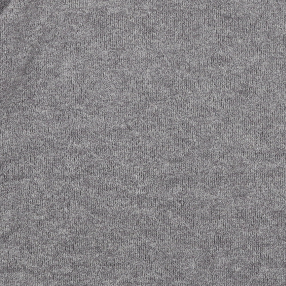 New Look Womens Grey Round Neck  Polyester Pullover Jumper Size M