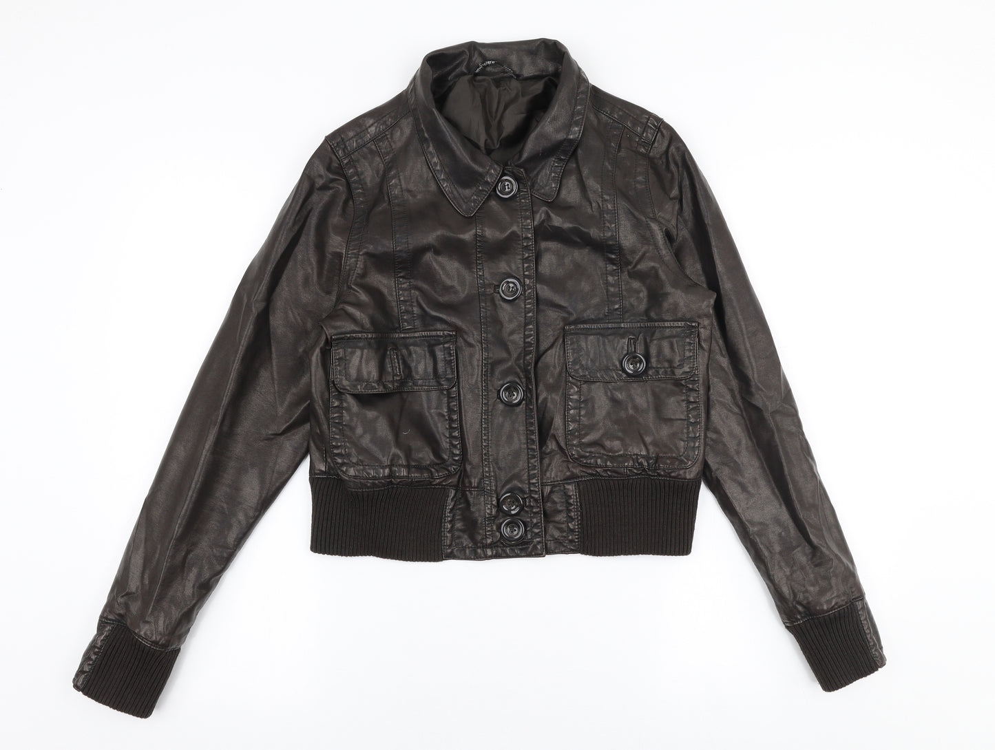 Atmosphere Womens Black   Jacket  Size 12  Button