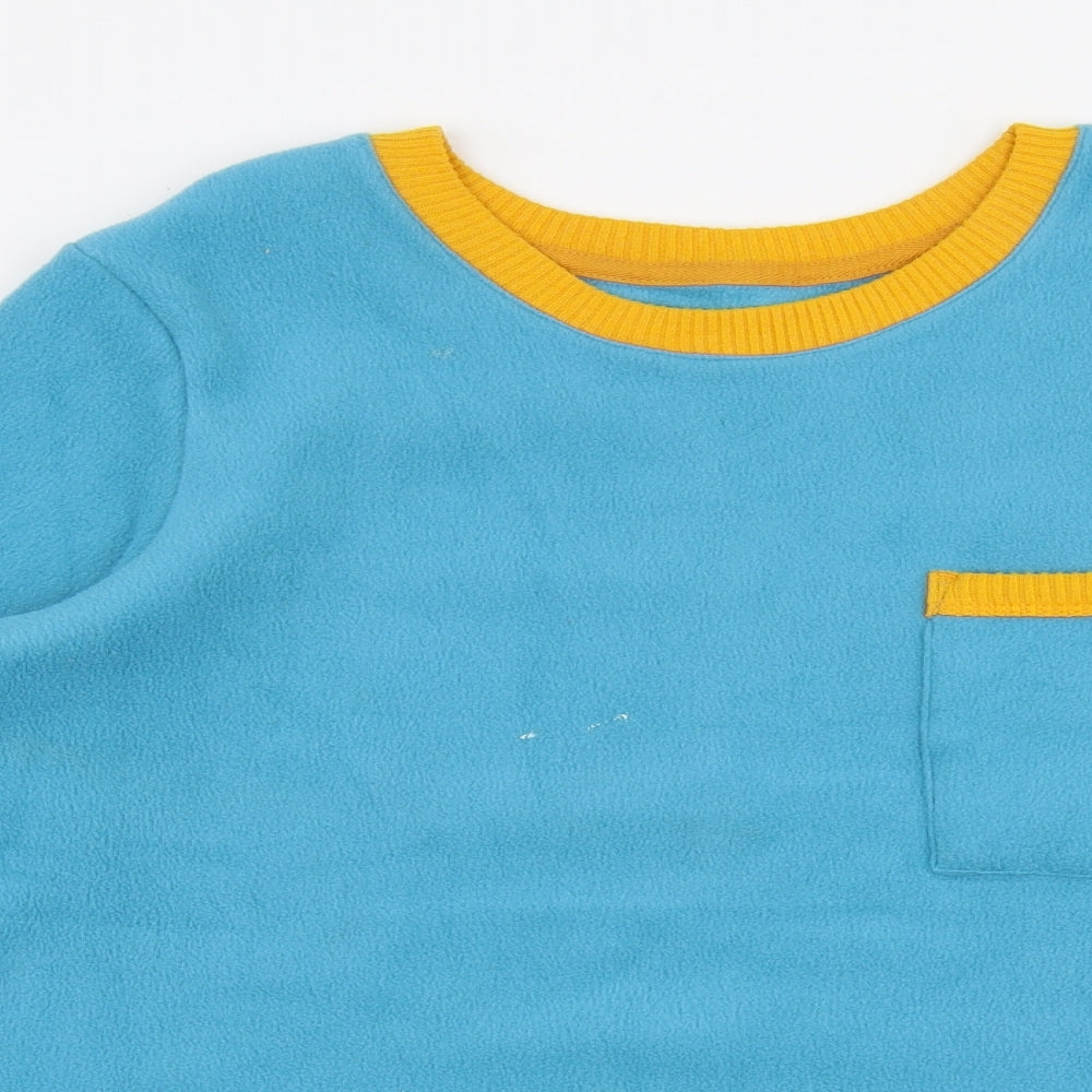 Cuddl Duds Womens Blue  Polyester Pullover Sweatshirt Size M  Pullover