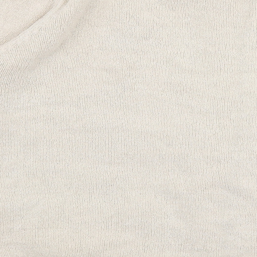 Sarah Hamilton Womens Beige Round Neck  Polyester Cardigan Jumper Size M