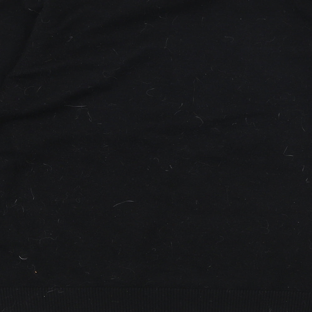 Primark Womens Black Collared  Polyester Pullover Jumper Size S