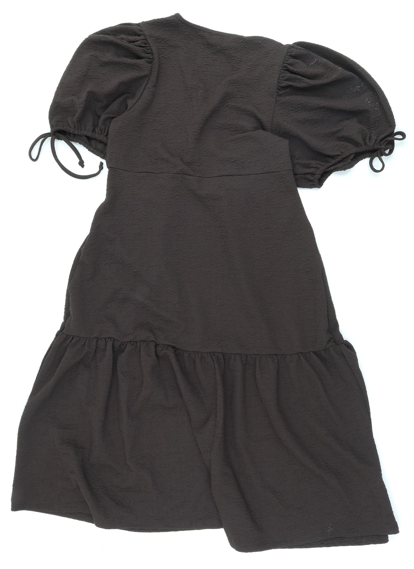 River Island Womens Brown  Polyester Trapeze & Swing  Size 14  V-Neck Pullover