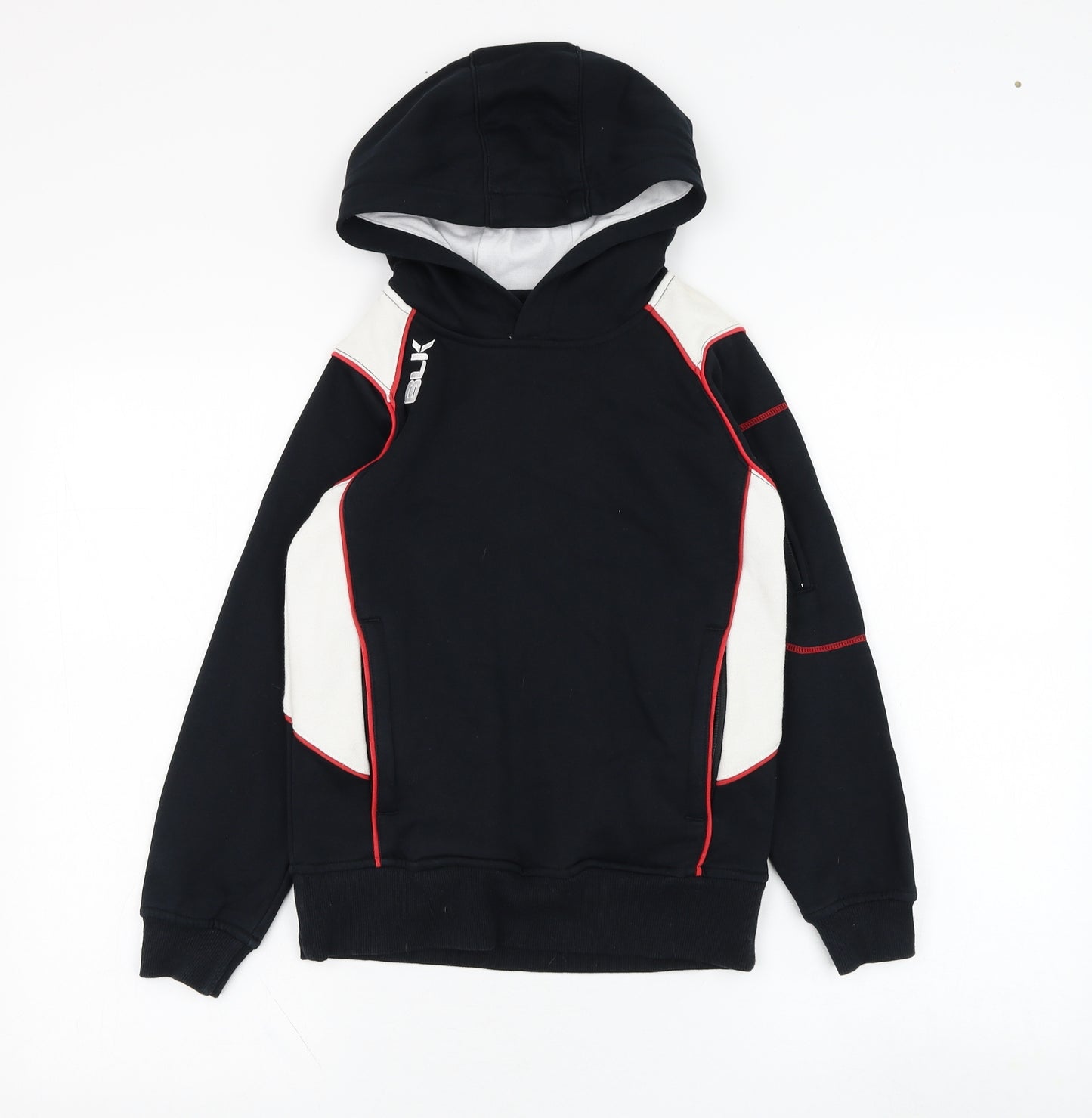 BLK Girls Black  Cotton Pullover Hoodie Size 8 Years  Pullover