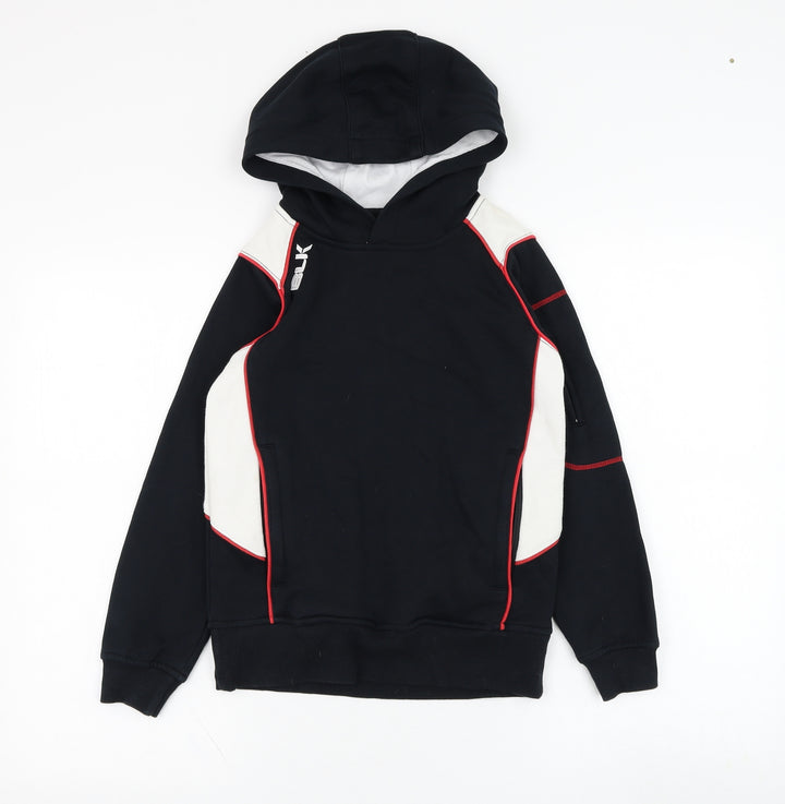 BLK Girls Black  Cotton Pullover Hoodie Size 8 Years  Pullover