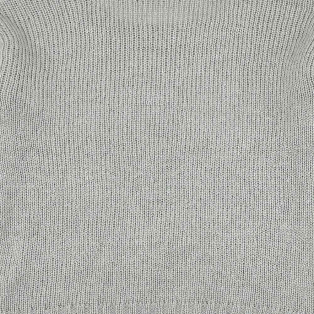 Atmosphere Womens Grey Round Neck  Acrylic Pullover Jumper Size 10   - Batman