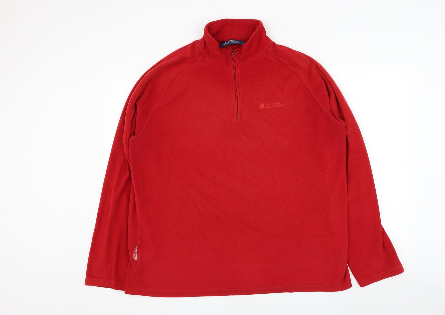 Mountain Warehouse Mens Red  Polyester Pullover Sweatshirt Size XL   - Fleece