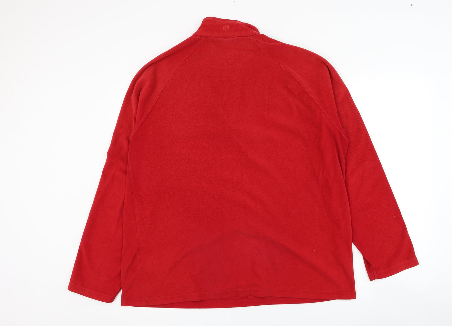 Mountain Warehouse Mens Red  Polyester Pullover Sweatshirt Size XL   - Fleece